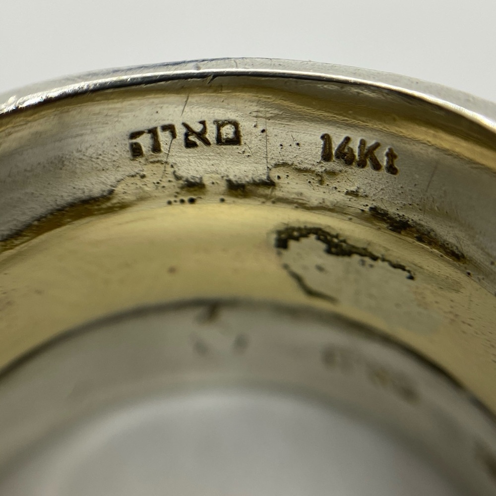 925/14KT FASHION BAND RING - Picture 8 of 10